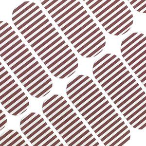 Jamberry Marsala Stripe Wraps, COTY, Full Sheet